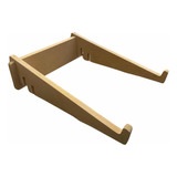 Soporte Base Porta Notebook De Madera