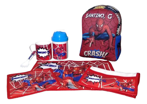 Set De Jardín Personalizado Spiderman