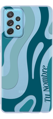 Funda Para Galaxy Para Mujer Curvas Aqua Con Tu Nombre