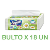 Pañuelos Papel Servilletas Elegante Triple Hoja Caja X 18un