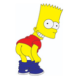 Adesivo - Bart Simpson - Recorte  - 10cm