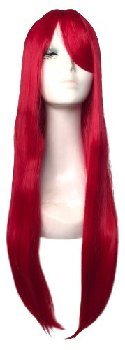 Peruca Lisa Orgânica Longa Idêntica Humano 80cm + Wig Cap