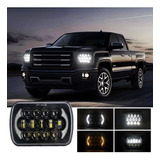 Led Faros De 5x7 6x7 H4 Jeep Blanco Ambar Flechas 4x4 Yj Xj