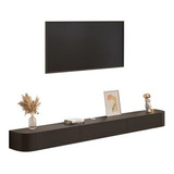 Mueble Tv Flotante Con Cajones - Negro 160cm