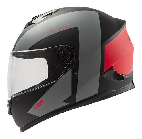 Casco Hawk Rs1 T-racer Gris/fucsia - Portalvendedor