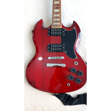 Guitarra Eléctrica Sg Texas + Amplificador Velvet 15w 