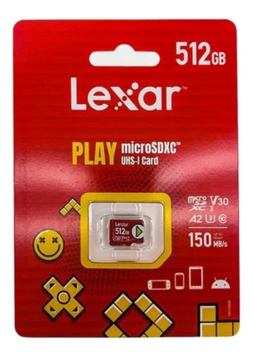 Tarjeta De Memoria Lexar Play Micro Sdxc 512gb