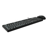 Kit Teclado Mouse Philips C254 Com Fio Usb Abnt Português Ç Cor Do Mouse Preto Cor Do Teclado Preto