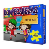 Rompecabezas 20 P Patinando Juego Mesa Niños Rodeca 310y