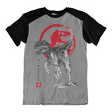 Camiseta, Camisa Dinossauros Jurassic Park Velociraptor