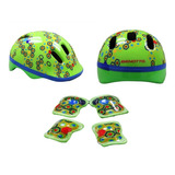 Casco Infantil Benotto Kit Coderas Y Rodilleras