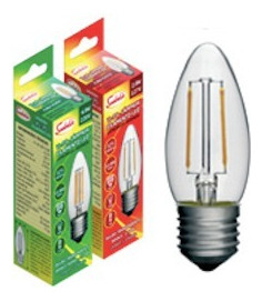 Kit 6x Lampada Vela Filamento Led Sadokin 4w 220v 6500k E27