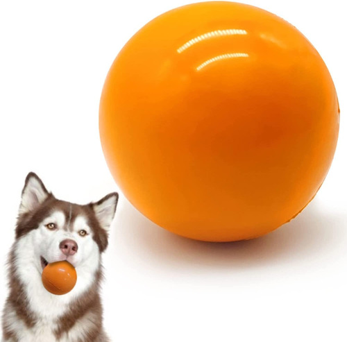 Qesonoo Dog Balls Indestructible, Goma Sólida Rebotadora Par