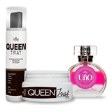 Kit Anticaspa Crescimento Queen + Perfume Capilar Uno