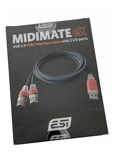 Cable Interfaz Midi Usb Esi Midimate Ex