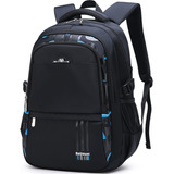 Mochila Escolar De Laptop Para Estudiantes Primarios Para Escolar Viaje Estilo Juvenil Casual Unisex De Gran Capacidad Con Multi Bolsillos Mochila