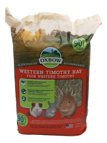 Heno Timothy Para Conejo, Cuyo, Calidad Premium 2.5kg