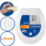 Assento Almofadado Metasul Universal Plus Oval Branco 