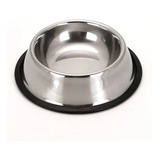 Plato Comedero Metalico Pequeño 26 Cm Mascotas Perros Gatos