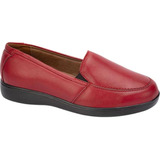 Zapatos Para Pie Diabetico Delicado Piel De Borrego En Rojos