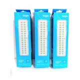 Kit 3 Luminaria De Emergência 40lem30l Elgin (30 Leds)