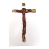 Cruces,cruz En Resina Imitación Madera Medidas38.5x24 Figart