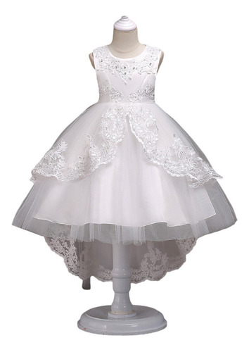 Elegante Vestido De Gala De Cumpleaños Para Niñas