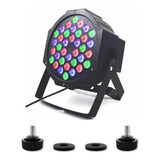 Foco Luces Proyector 36 Led Rgb Dmx Audio Ritmico Disco