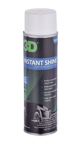 Instant Shine - Protector Revividor De Plásticos 340 Cc - 3d