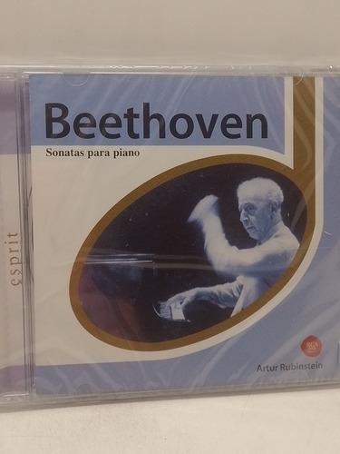 Beethoven / Rubinstein Sonatas Para Piano Cd Nuevo 