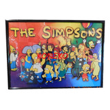 Tarjeta, Poster Y Cuadro Simpson Enmarcados Precio Por C/u