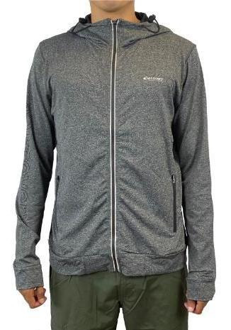 Poleron Hombre Traverse Hoodie Grafito Discovery