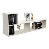 Modulo Rack L Biblioteca Mueble Tv Modular Living Comedor