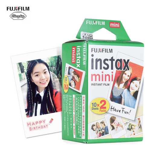Fujifilm Instax Mini 20 Hojas De Papel Fotográfico Blanco