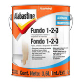 Fondo Alabastine Fija Sella Bloquea Manchas 3,6 L Alba - Color Blanco