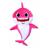 Peluche Mommy Shark Color Rosa Sin Sonido