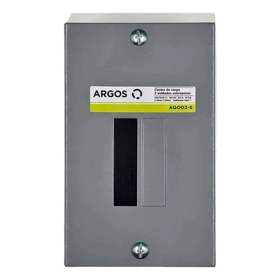 Centro De Carga 2 Polos 50A 120\u002F240V Argos Acero Sobreponer | Meses sin interés