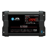 Fonte Automotiva Jfa 70a Slim Bivolt Voltímetro Digital Som