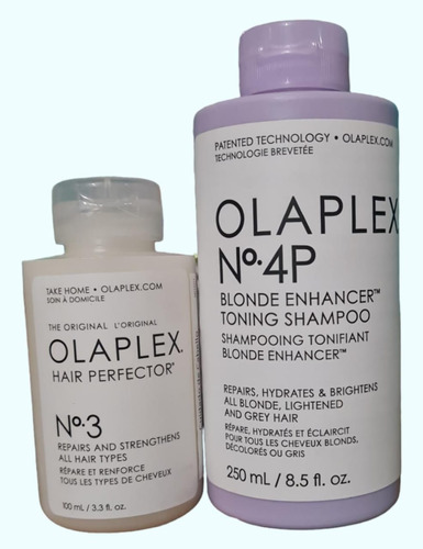 Kit Olaplex Shampoo Morado 4p Tratamineto No 3 De 100ml