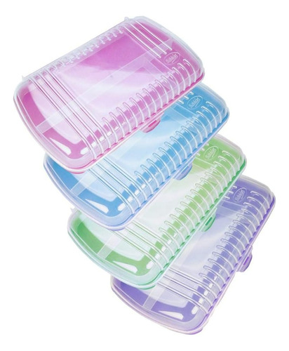 Estuche Para Lapices Organizador Plastico Rigido Lapicera