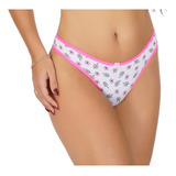 10 Calcinhas Feminina Tanga Estampadas 100% Algodão Atacado 