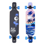 Playshion 39 Pulgadas Gota A Través De Freestyle Longboard 