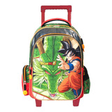 Mochila Dragon Ball Primaria Con Carrito Vs2419