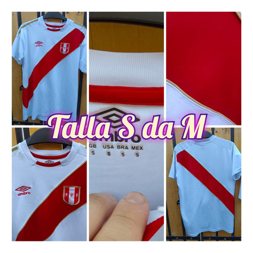 Camiseta Umbro Seleccion Peru Talla S - M