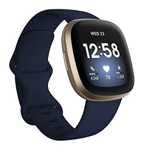 Reloj Smart Watch Azul Medianoche Con Alexa Integrado Fitbit