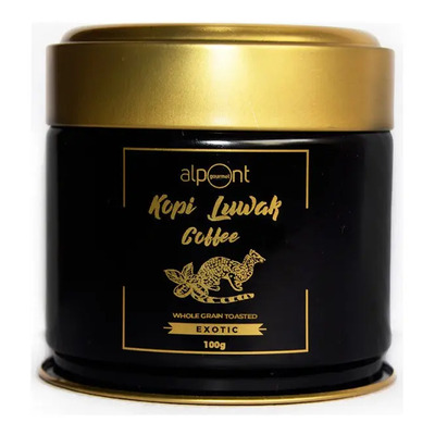 Alpont Gourmet Café Kopi Luwak En Grano Lata De 100 G | MercadoLibre
