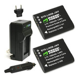 Wasabi Power Battery 2pack Y Cargador Para Olympus Li90b Li9