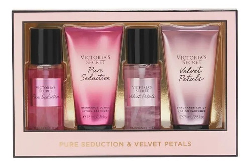 Set De Regalo Victoria´s Secret Body Splash Y Crema - 4 Pcs