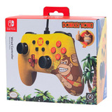 Ligue Um Controlador Com Cabo Para Switch Donkey Kong Yellow Edition