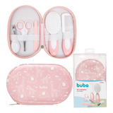 Kit Higiene Bebê Manicure Cortador Lixa Tesoura Unha + Bag